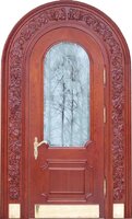 Металлическая дверь арочная Массив №193